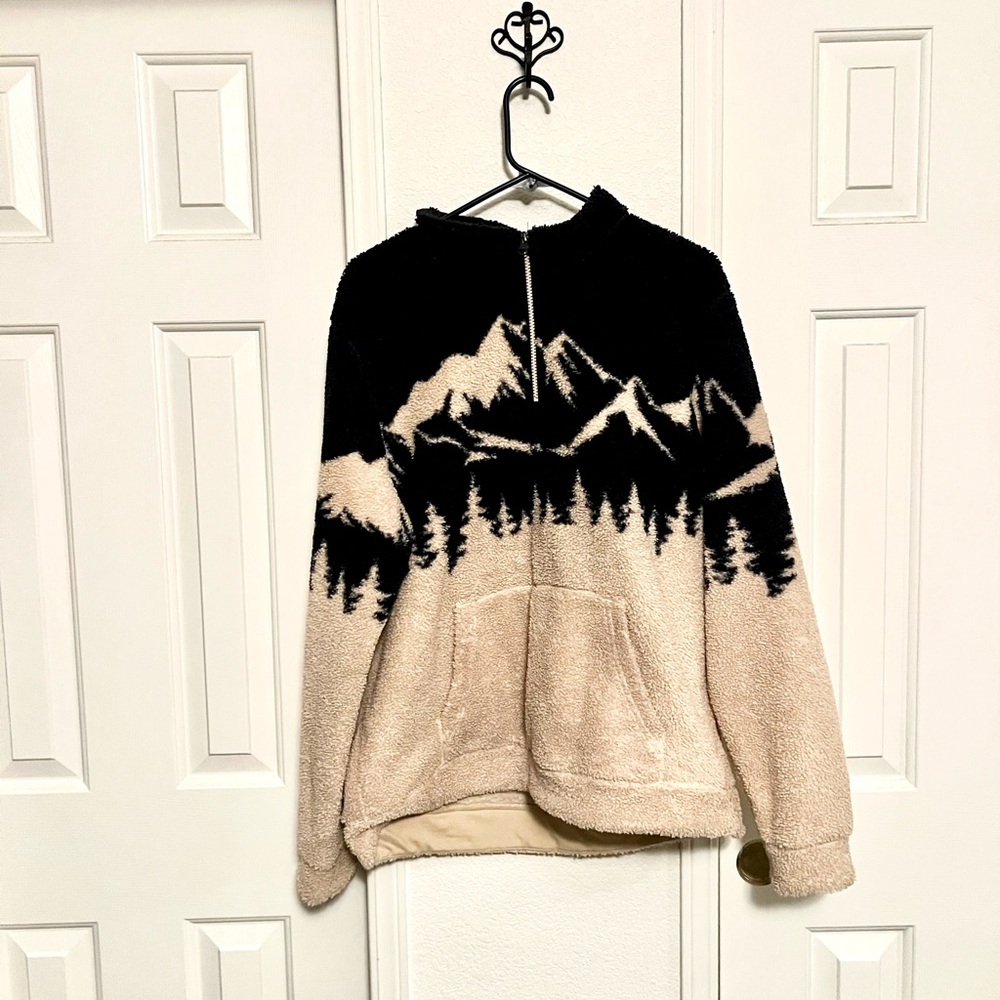 Marine Layer Alpine Half-Zip Sherpa Pullover